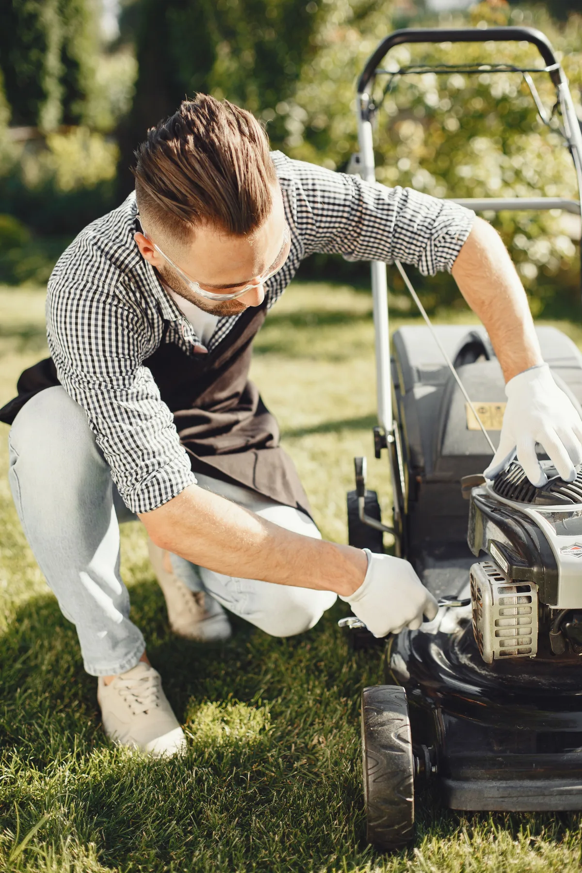 Lawnmower repair